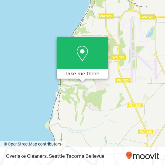 Mapa de Overlake Cleaners