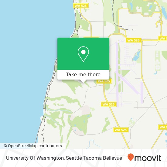 Mapa de University Of Washington