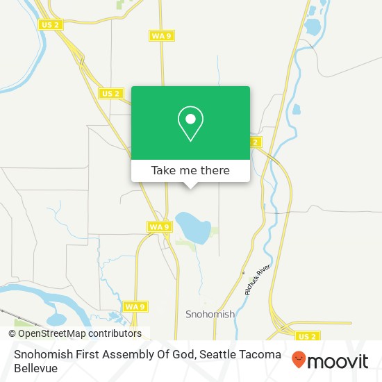 Mapa de Snohomish First Assembly Of God