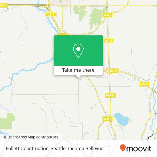 Follett Construction map