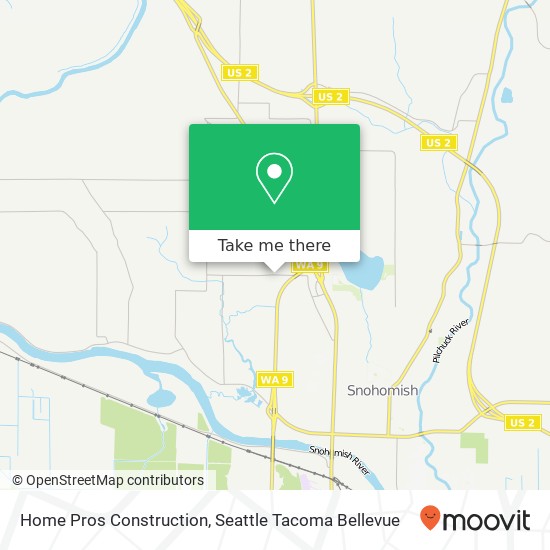 Home Pros Construction map