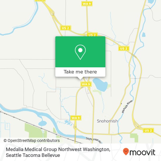 Mapa de Medalia Medical Group Northwest Washington