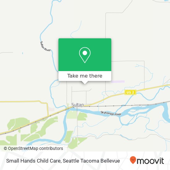 Mapa de Small Hands Child Care