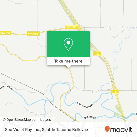 Mapa de Spa Violet Ray, Inc.