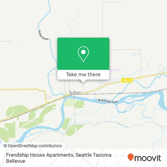 Frendship House Apartments map