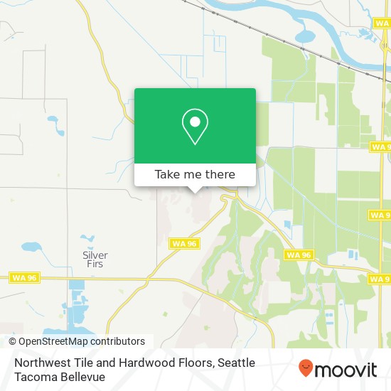 Northwest Tile and Hardwood Floors map