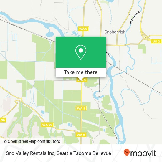 Sno Valley Rentals Inc map
