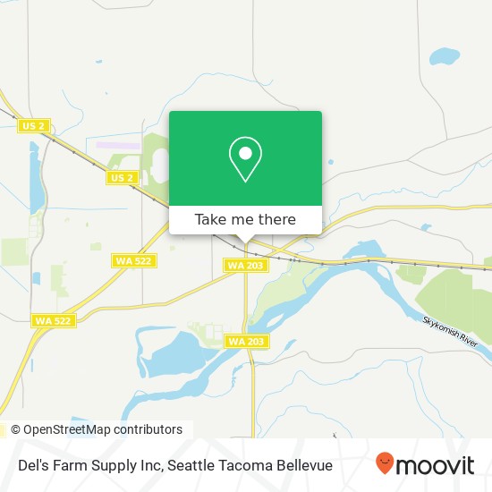 Del's Farm Supply Inc map