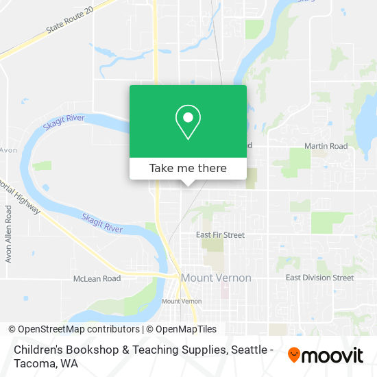 Children's Bookshop & Teaching Supplies map