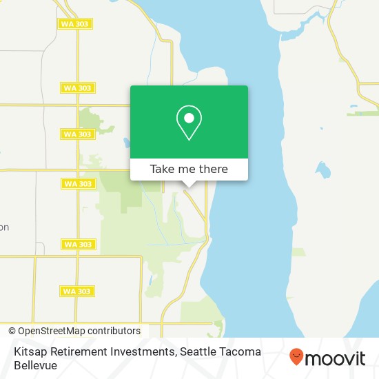 Mapa de Kitsap Retirement Investments