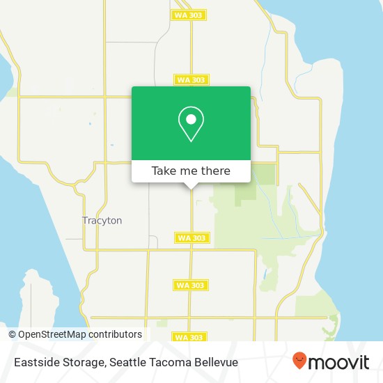 Mapa de Eastside Storage