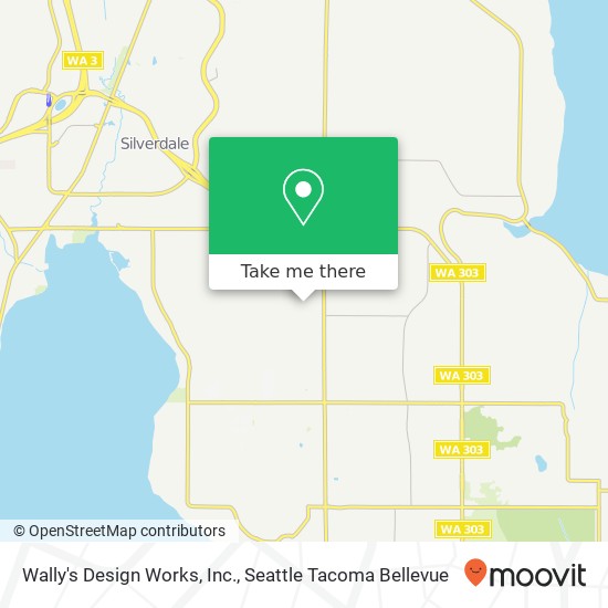 Wally's Design Works, Inc. map