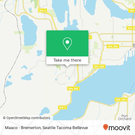 Mapa de Maaco - Bremerton