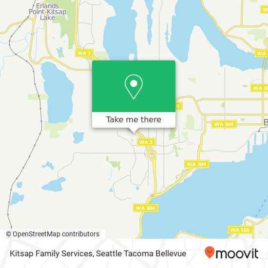 Kitsap Family Services map