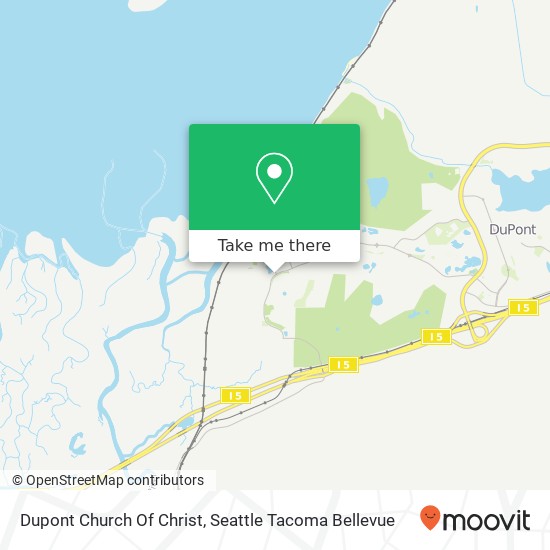 Dupont Church Of Christ map