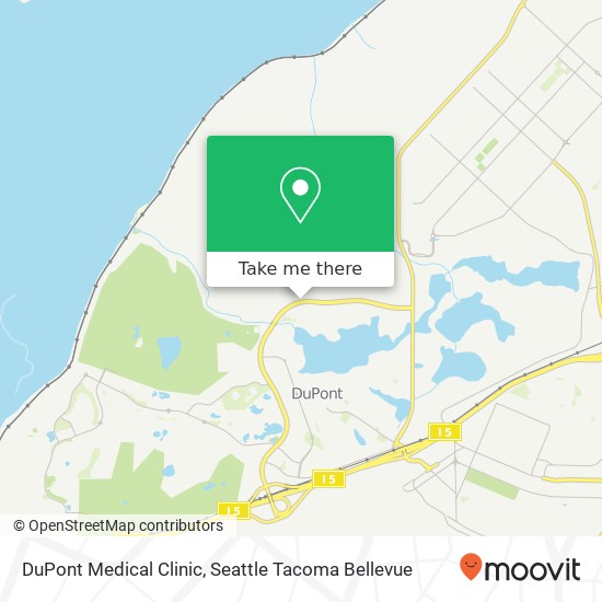 Mapa de DuPont Medical Clinic