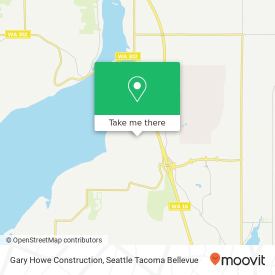 Mapa de Gary Howe Construction