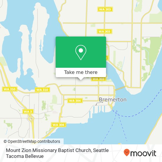 Mapa de Mount Zion Missionary Baptist Church