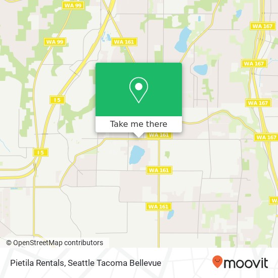 Mapa de Pietila Rentals