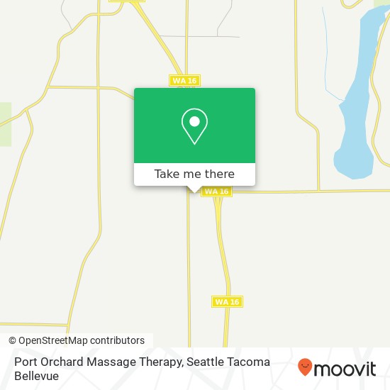 Port Orchard Massage Therapy map