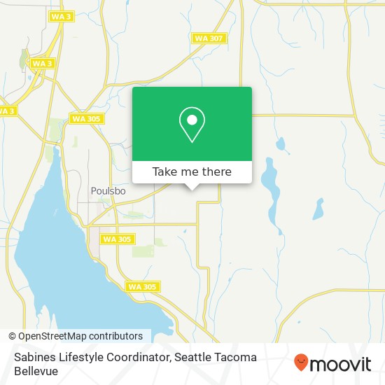 Sabines Lifestyle Coordinator map