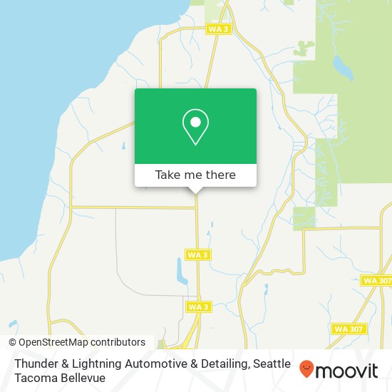 Mapa de Thunder & Lightning Automotive & Detailing