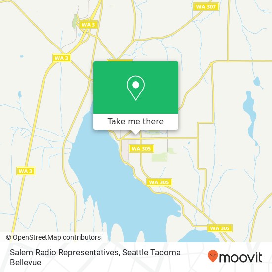 Mapa de Salem Radio Representatives