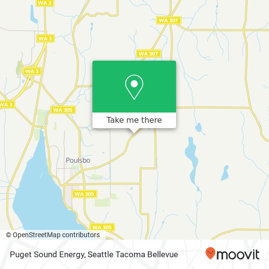 Mapa de Puget Sound Energy