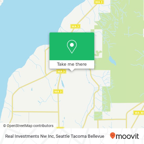 Real Investments Nw Inc map