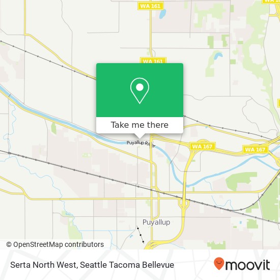 Serta North West map