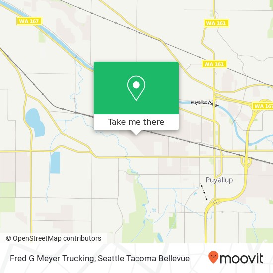 Fred G Meyer Trucking map