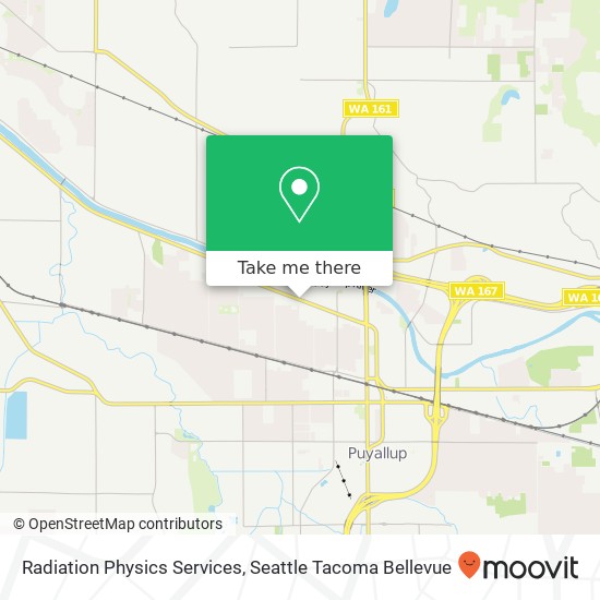 Radiation Physics Services map