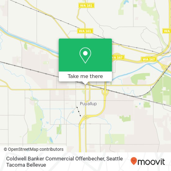 Coldwell Banker Commercial Offenbecher map