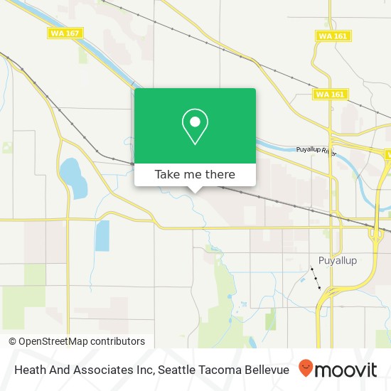 Heath And Associates Inc map