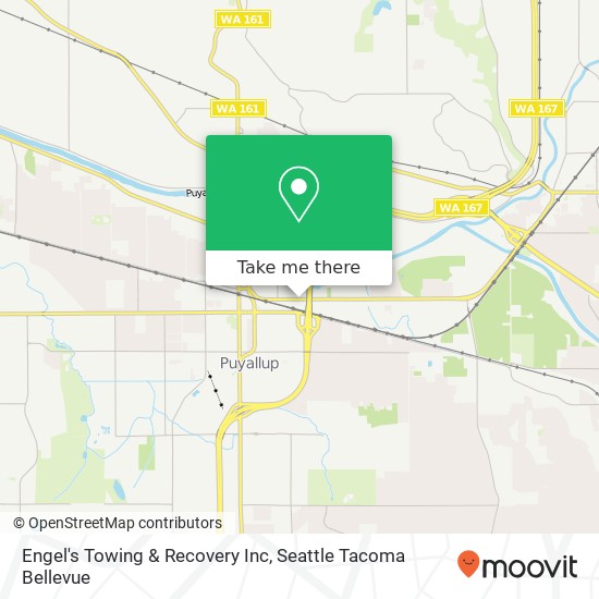 Engel's Towing & Recovery Inc map