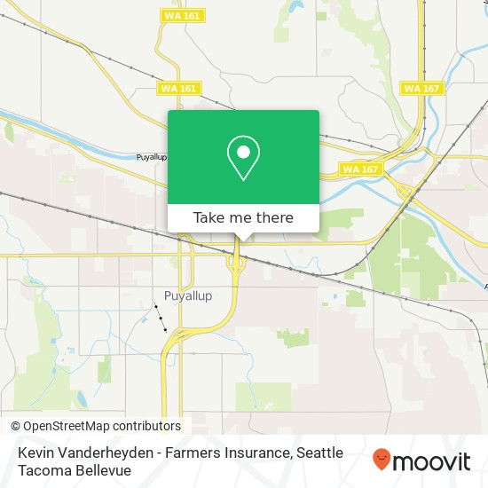 Mapa de Kevin Vanderheyden - Farmers Insurance