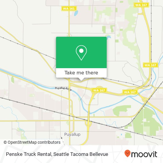 Penske Truck Rental map