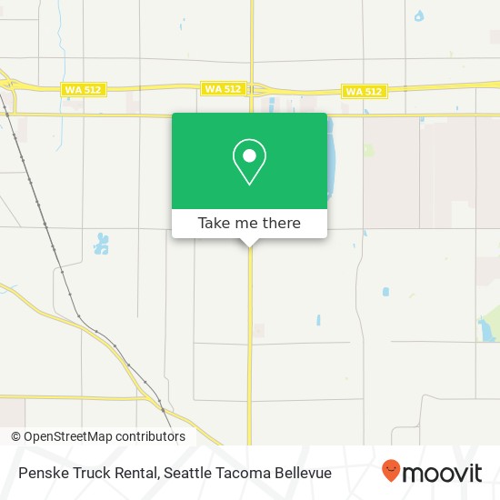 Penske Truck Rental map