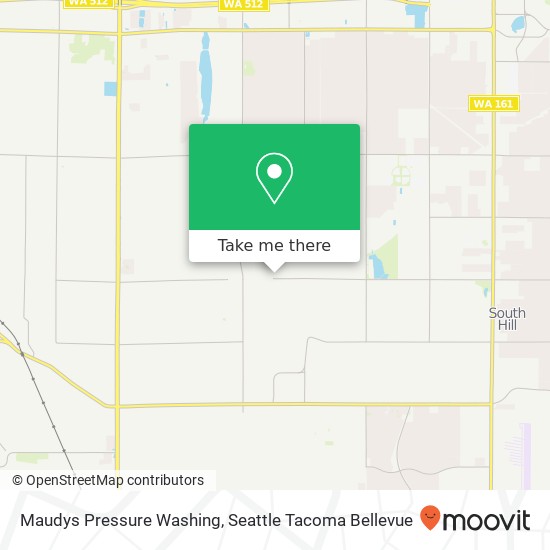 Maudys Pressure Washing map