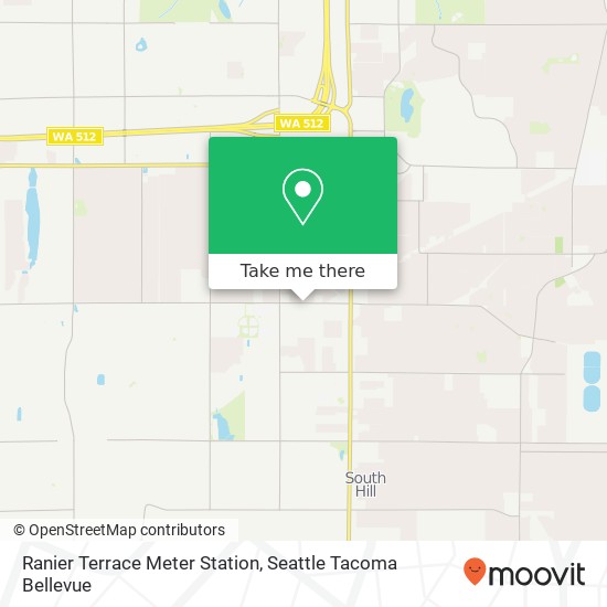 Ranier Terrace Meter Station map