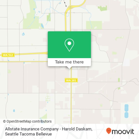 Allstate Insurance Company - Harold Daskam map