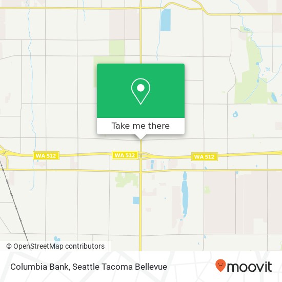 Columbia Bank map