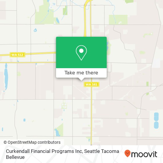 Curkendall Financial Programs Inc map