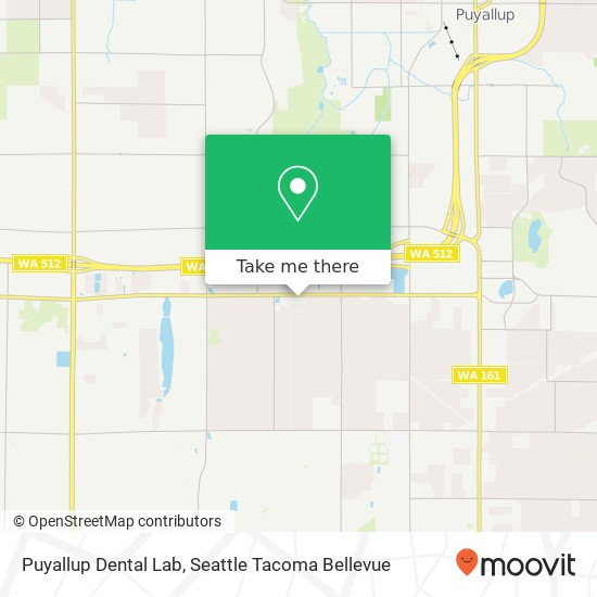 Mapa de Puyallup Dental Lab