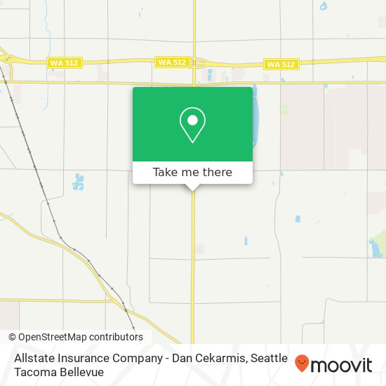 Allstate Insurance Company - Dan Cekarmis map