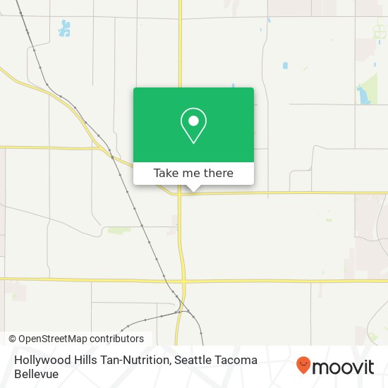 Hollywood Hills Tan-Nutrition map