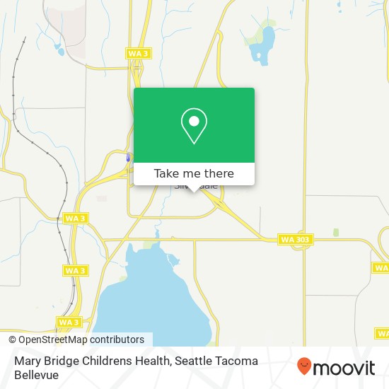 Mapa de Mary Bridge Childrens Health