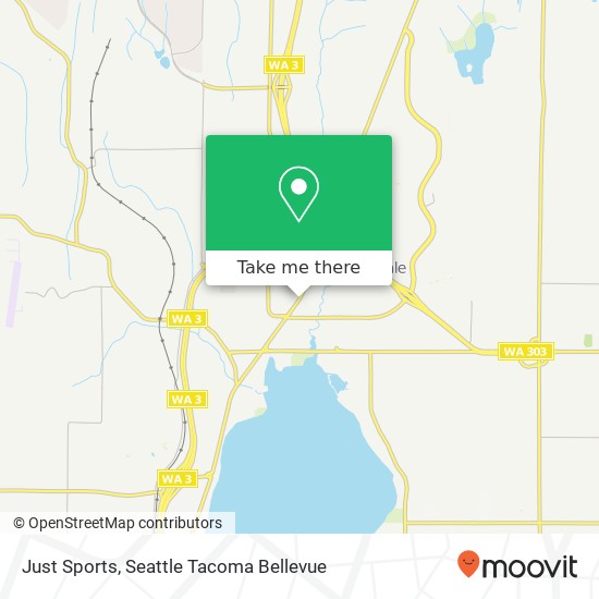 Just Sports map