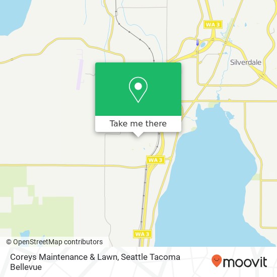 Mapa de Coreys Maintenance & Lawn