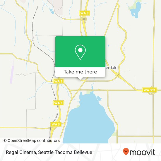 Regal Cinema map
